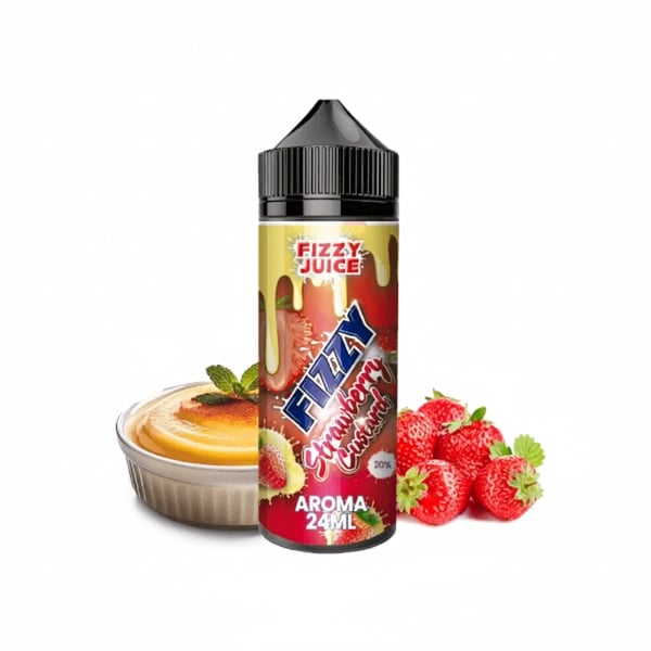Aroma Strawberry Custard - Fizzy Juice 24ml (Longfill):