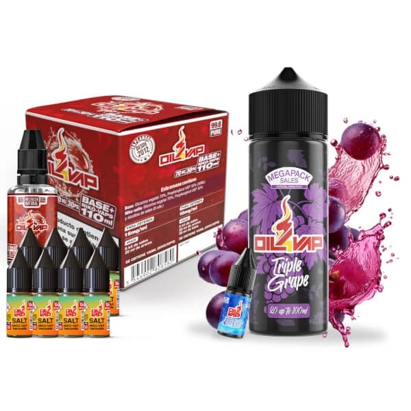 Megapack de Sales Triple Grape - Oil4Vap