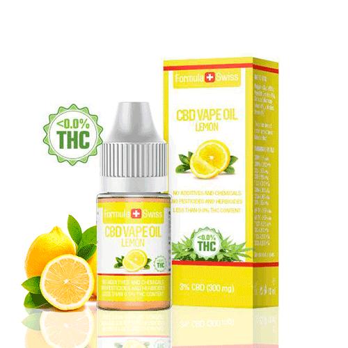 Formula Swiss Limón 10ml - CBD E-Liquid