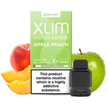 Apple Peach Prefilled Cartridge Xlim - Oxva - Pack de 3
