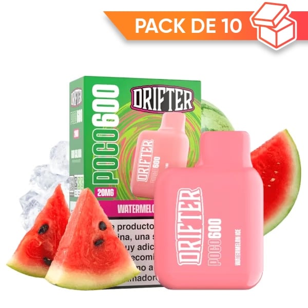 Drifter Poco 600 - Watermelon Ice (Pack x10)