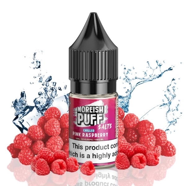 Pink Raspberry Moreish Puff Nic Salt (outlet)