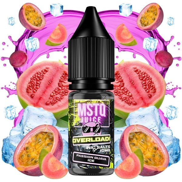 Sales Passion Guava Ice - MSTQ Juice Overload Nic Salts 10ml
