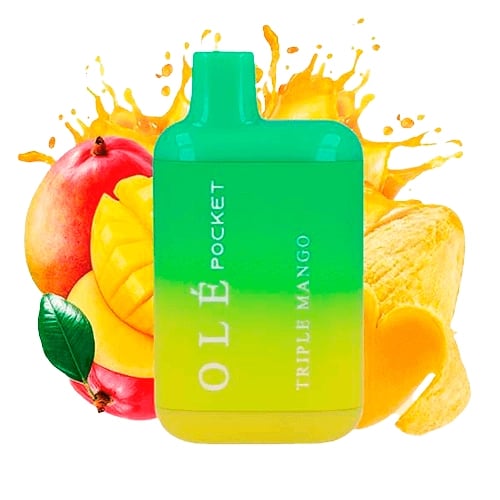 Bud Vape Olé Pocket Triple Mango - Pod Desechable