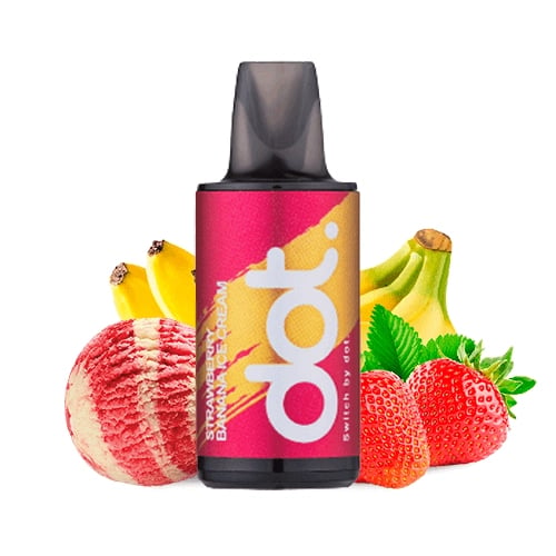 Cápsula Precargada Strawberry Banana Ice Cream - Dotmod Switch (Pack 2)
