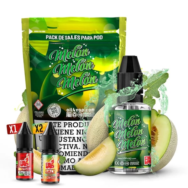 Pack Melon + NicoVaps - Oil4Vap Sales