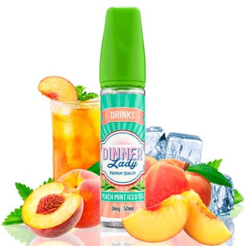 Dinner Lady Drinks Peach Mint Iced Tea