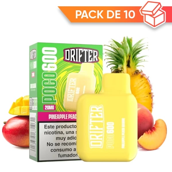 Drifter Poco 600 - Peach Mango (Pack x10)