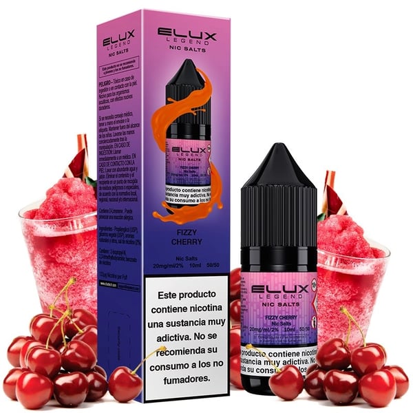 Sales Fizzy Cherry - Elux Nic Salts 10ml