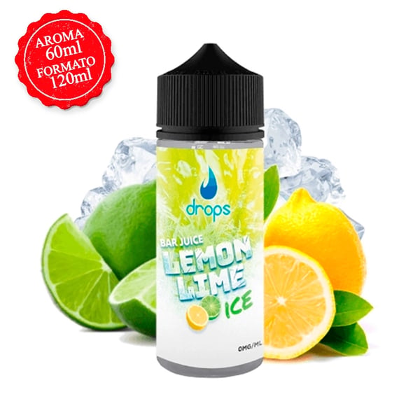 Aroma Lemon Lime Ice - Drops Bar Juice 60ml