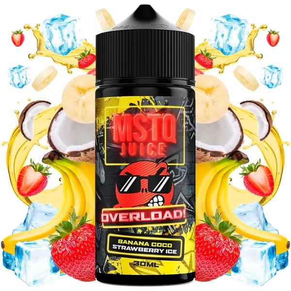 Aroma Banana Coco Strawberry Ice - MSTQ Juice Overload 30ml (Longfill)