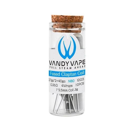 Resistencias Vandy Vape Fused Clapton Ni80 (Pack 10)