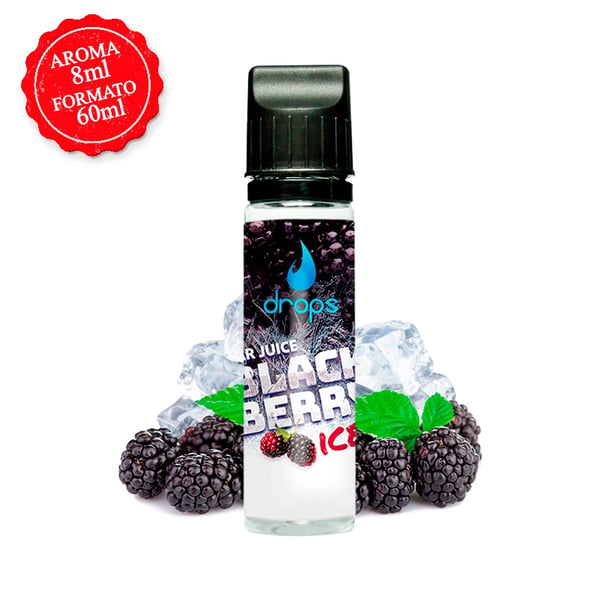Aroma Blackberry Ice - Drops Bar Juice (Longfill)