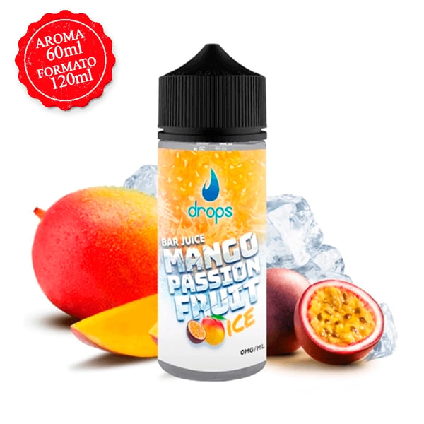 Aroma Mango Passion Fruit Ice - Drops Bar Juice 60ml (Longfill)