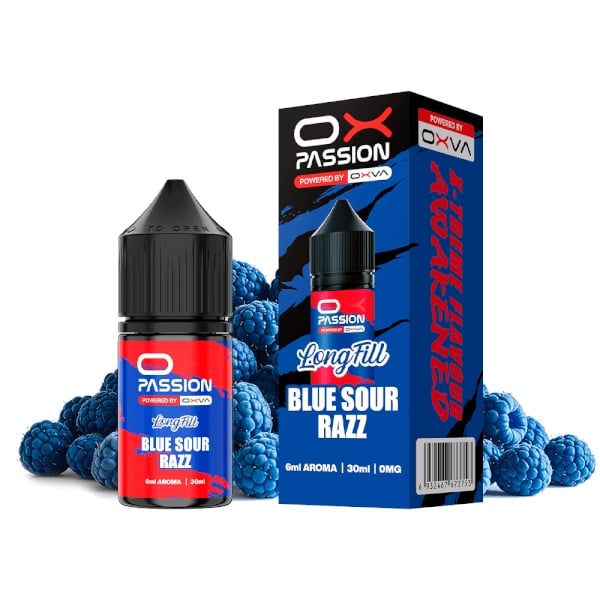 Aroma Blue Sour Razz - Oxva Ox Passion 6ml (Longfill) 