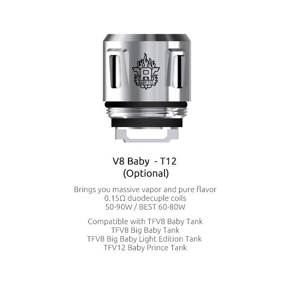 Resistencias Smok V8 Baby T12 Coil