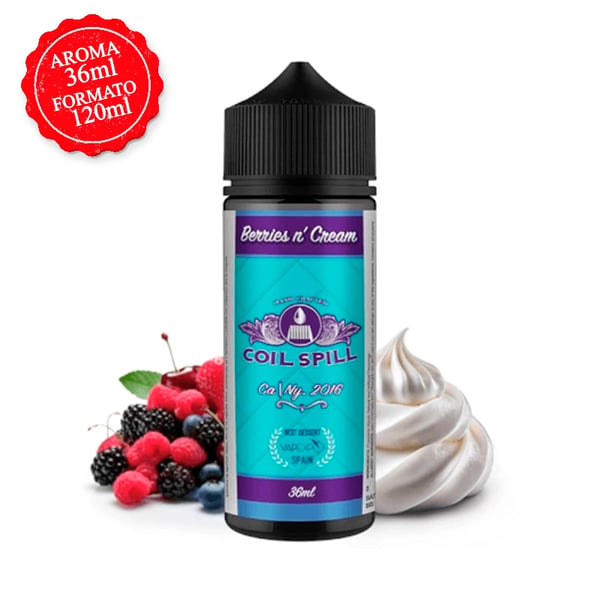 Aroma Berries n Cream - Coil Spill 36ml (Longfill)