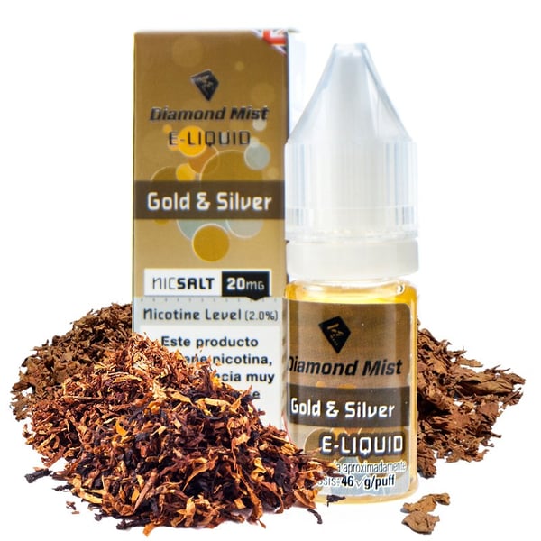 Diamond Mist Nic Salt - Gold and Silver