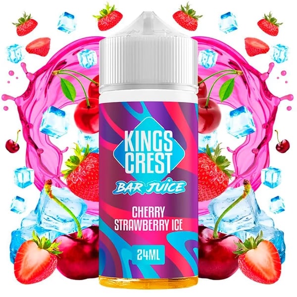 Aroma Cherry Strawberry Ice - King Crest Bar Juice - 24ml (Longfill)