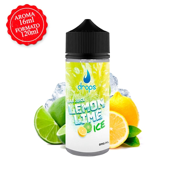 Aroma Lemon Lime Ice - Drops Bar Juice (Longfill)