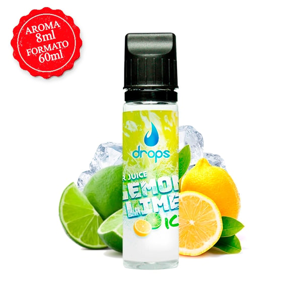 Aroma Lemon Lime Ice - Drops Bar Juice (Longfill)