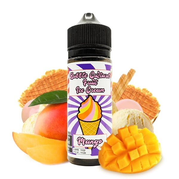 Bubble Custard Fruit Ice Cream - Mango 100ml
