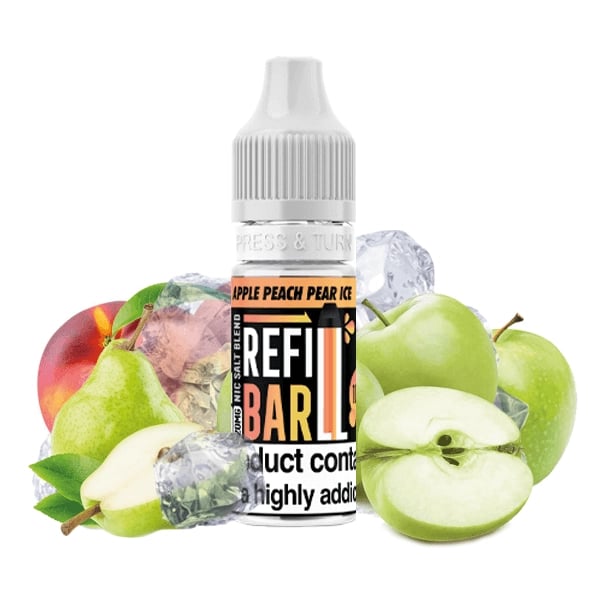 Bar Salts Refill - Apple Peach Pear Ice 10ml (Outlet)