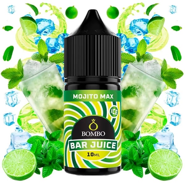 Aroma Mojito Max Ice - Bar Juice by Bombo (Longfill para Sales)