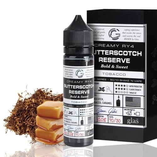 Glas Basix Series - Creamy RY4 Butterscotch Reserve 50ml