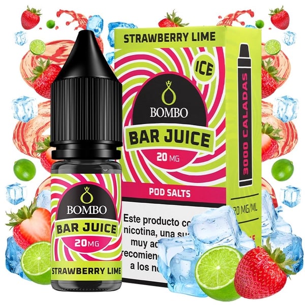 Sales Strawberry Lime Ice - Bar Juice by Bombo -10ml