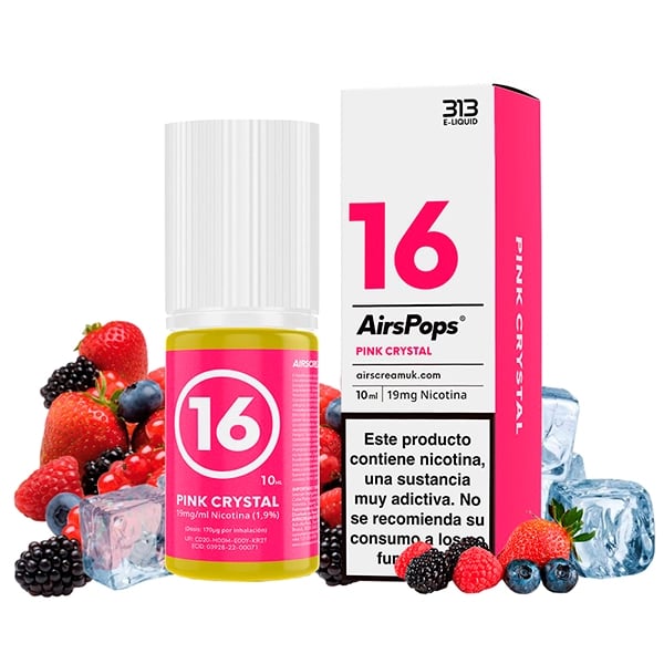 313 Nic Salts - No.16 Pink Crystal 10ml (by Airscream)