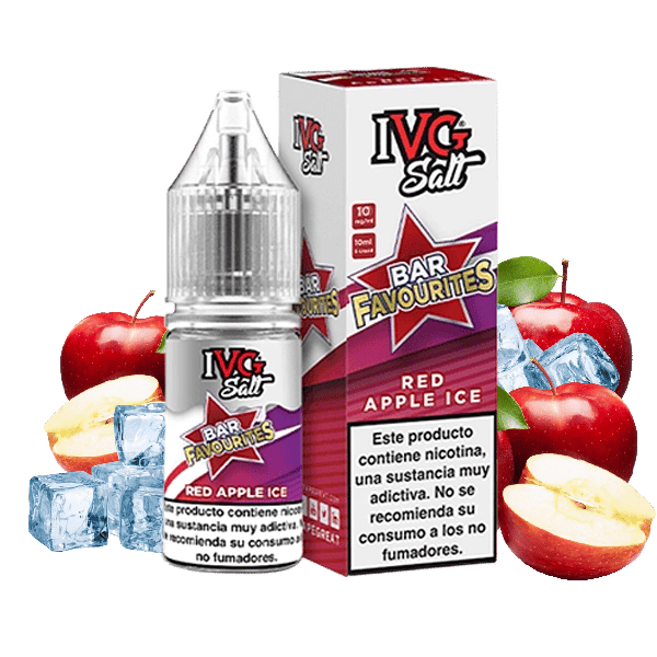 Salts Red Apple Ice - IVG - Favourite Bar - 10ml