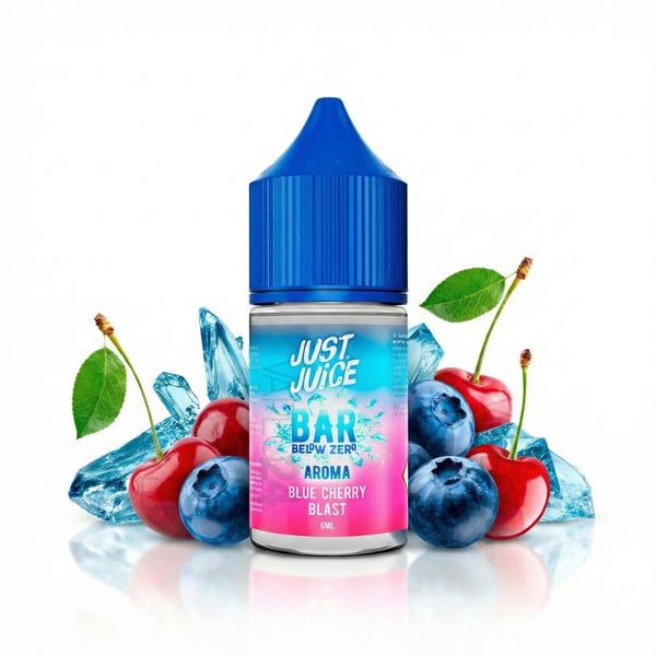 Aroma Blue Cherry Blast - Just Juice Below Zero (Longfill para Sales) 
