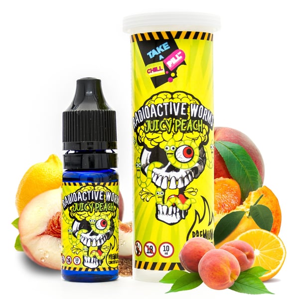 Aroma Take a Chill Pill - Radioactive Worms Juicy Peach