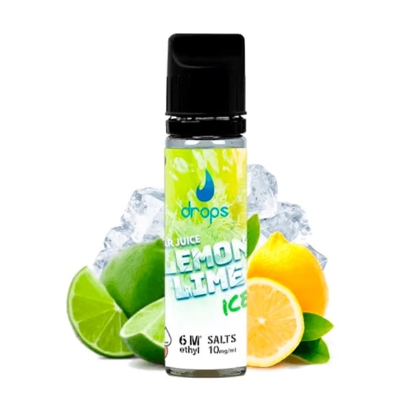 Lemon Lime Ice - Drops All In 10ml (Longfill)