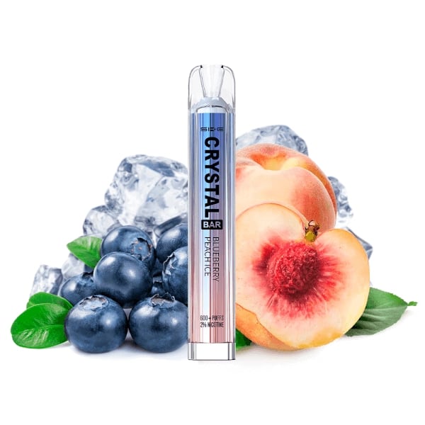 Vaper desechable Blueberry Peach Crystal Bar - Ske