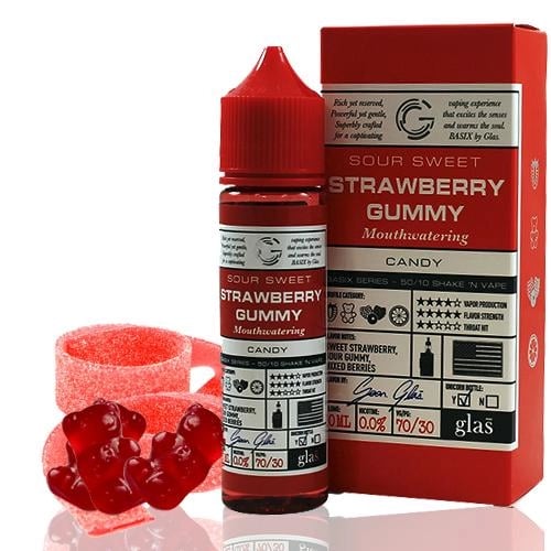 Glas Basix Series - Candy Sweet Sour Strawberry Gummy 50ml