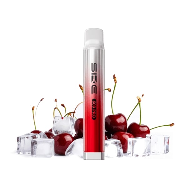Vaper desechable Cherry Ice - Ske Crystal 600 Pro