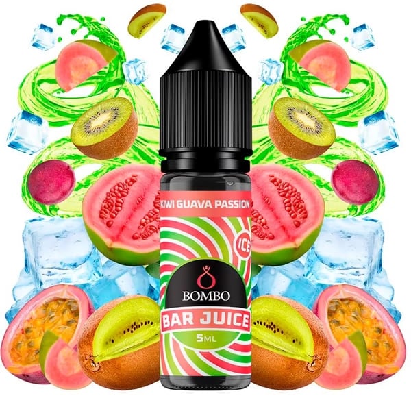 Aroma Kiwi Guava Passion Ice - Bar Juice by Bombo (Longfill para Sales)