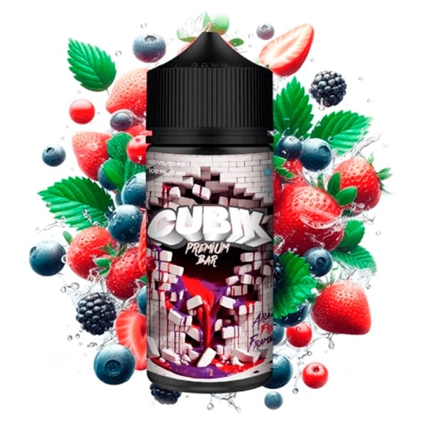 Arándano Fresa Frambuesa - Cubik Premium Bar 100ml