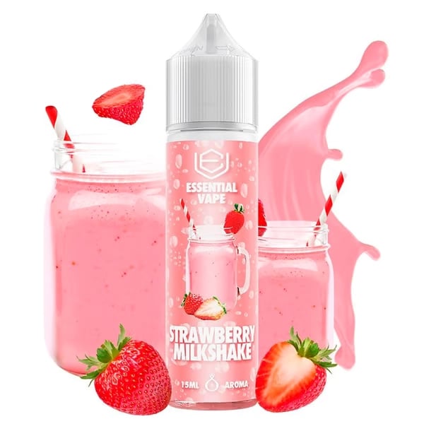 Aroma Strawberry Milkshake - Essential Vape by Bombo (Longfill)