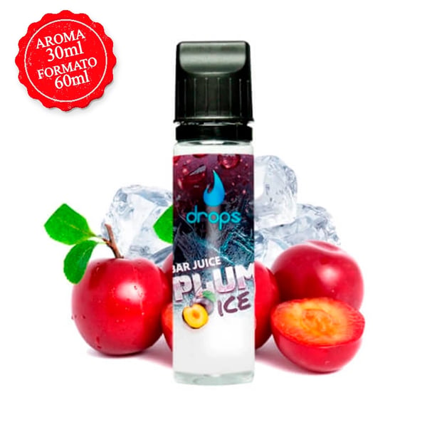 Aroma Plum Ice - Drops Bar Juice (Longfill)