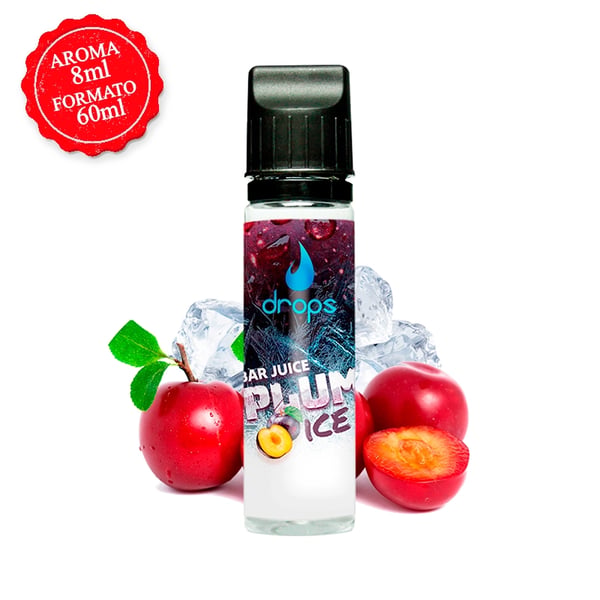 Aroma Plum Ice - Drops Bar Juice (Longfill)