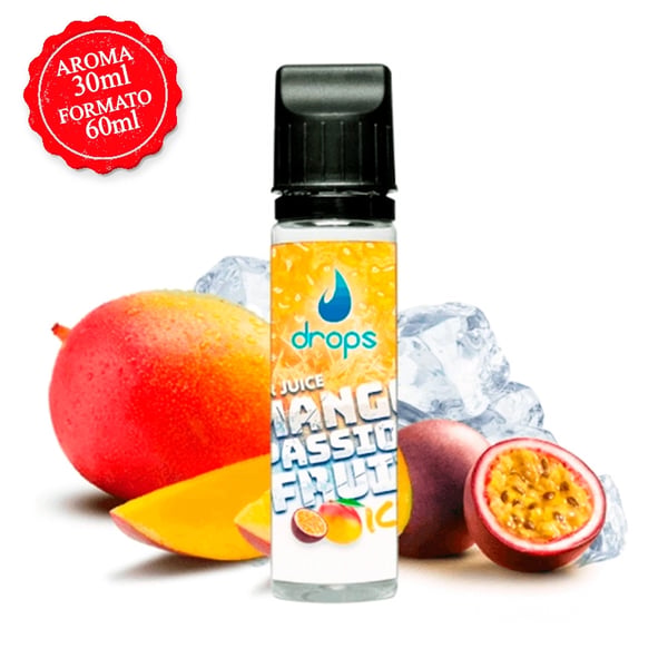 Aroma Mango Passion Fruit Ice - Drops Bar Juice 60ml (Longfill)