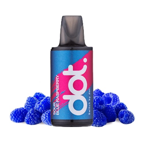 Cápsula Precargada Sour Blue Raspberry - Dotmod Switch (Pack 2)