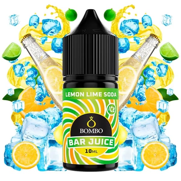 Aroma Lemon Lime Soda Ice - Bar Juice by Bombo (Longfill para Sales)