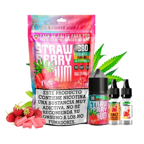 Pack CBD + Sales Strawberry Gum - Oil4Vap