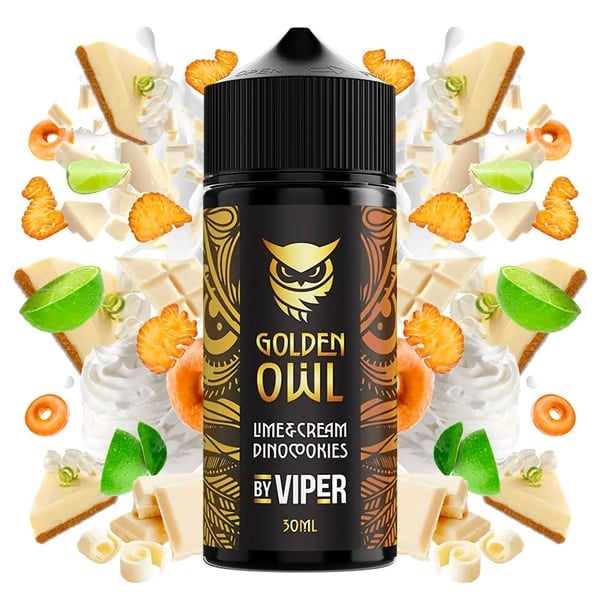 Aroma Lime Cream Dinocookies - Golden Owl by Viper 30ml (Longfill)