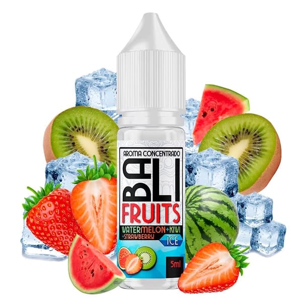 Aroma Watermelon Kiwi Strawberry Ice - Bali Fruits by Kings Crest (Longfill para Sales)