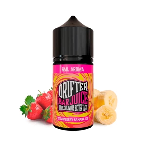 Aroma Strawberry Banana Ice - Juice Sauz Drifter Bar (Longfill para Sales)